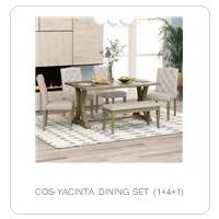 COS-YACINTA DINING SET (1+4+1)